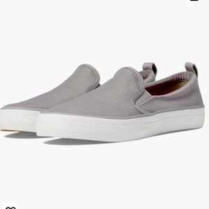 Sperry slip on canvas grey size 6 NWOT